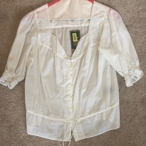 Ralph Lauren White Blouse